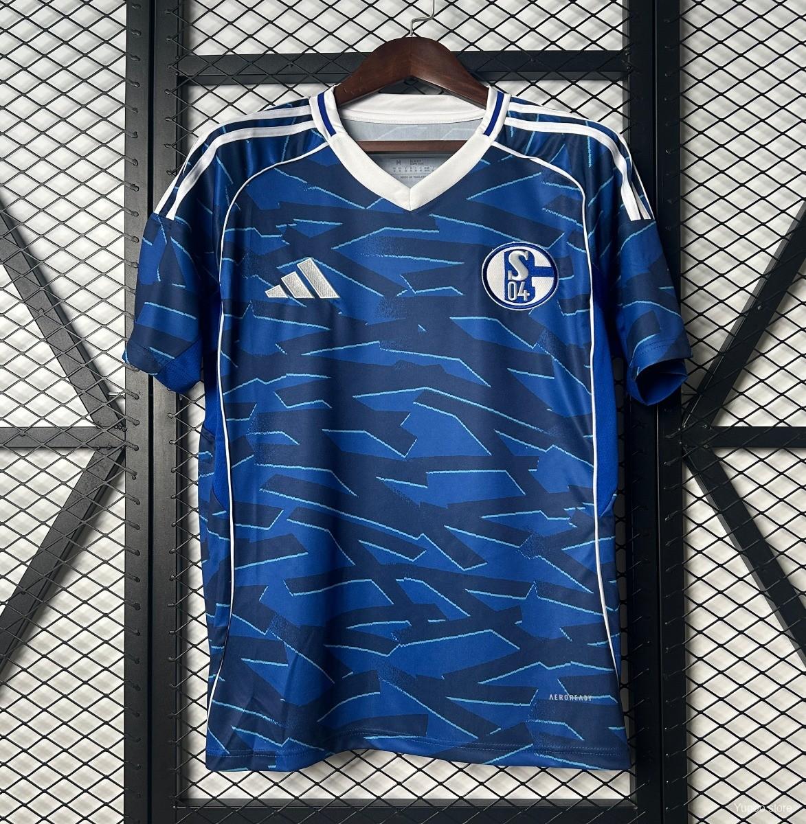 Camiseta de fútbol Schalke 04 2025/26 LOCAL MANGA CORTA VERSION FAN